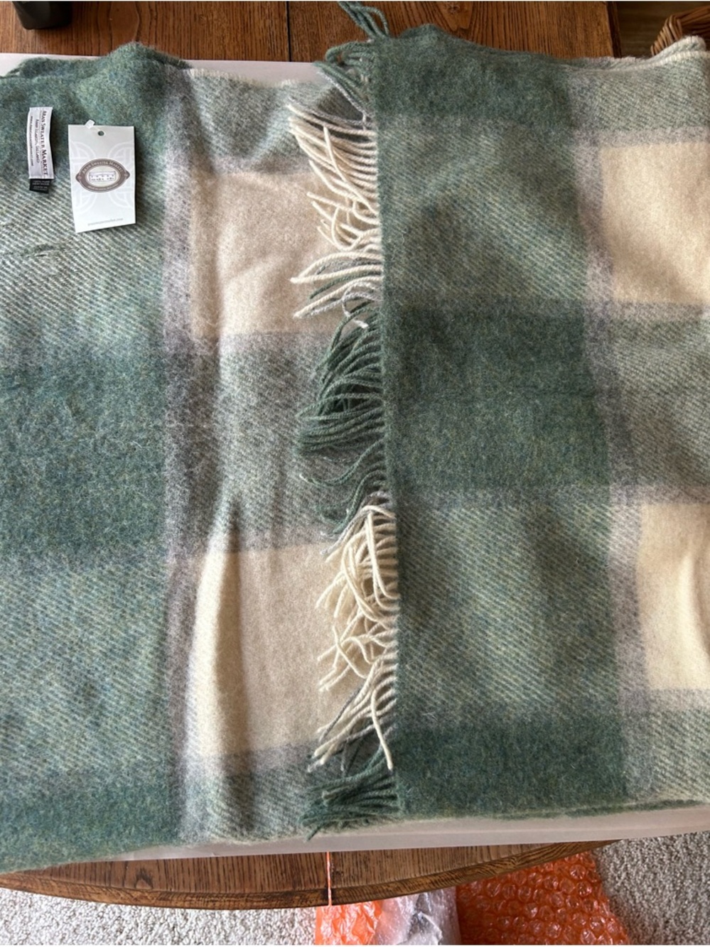 Aran Sweater Market Wool Throw